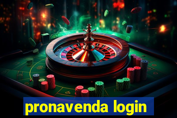 pronavenda login